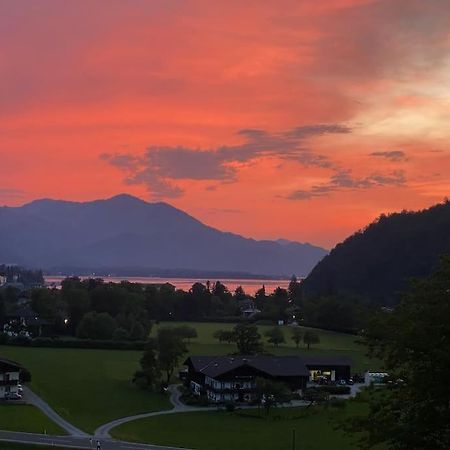 Schoene Ferienwohnung Mit Wolfgangseeblick Strobl Bagian luar foto