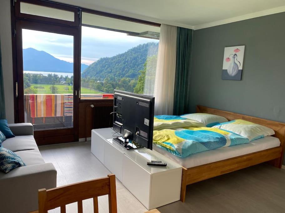 Schoene Ferienwohnung Mit Wolfgangseeblick Strobl Bagian luar foto