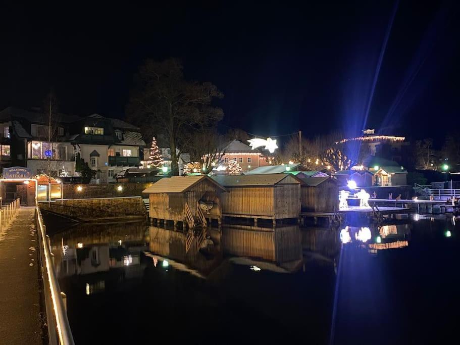 Schoene Ferienwohnung Mit Wolfgangseeblick Strobl Bagian luar foto